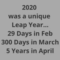 2020 Leap Year - Light  Design